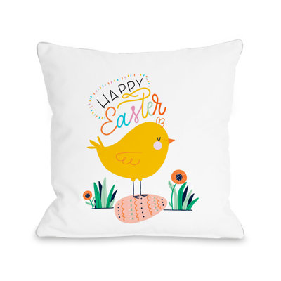 Alcorn Happy Easter Throw Pillow The Alcorn Happy Easter Throw Pillow The